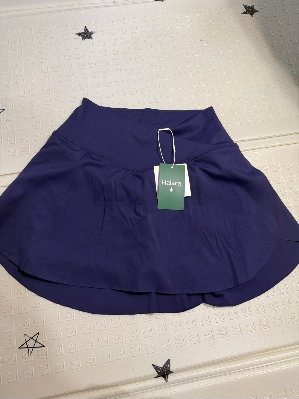 HALARA Purple Flared Athletic Skirt